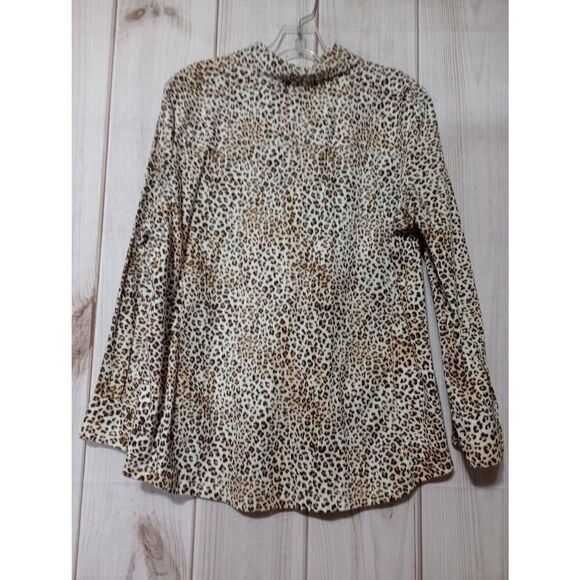Croft and Barrow Shirt Ladies Extra Large Animal Print #mobwife - Picture 2 of 8